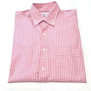Peter Millar Pink Casual Button Down Size M